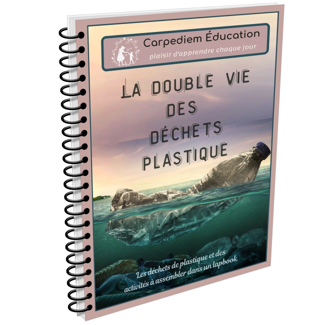 Visuel du lapbook sur la double vie des déchets de plastique