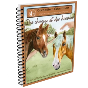 Visuel du lapbook des chevaux et des hommes